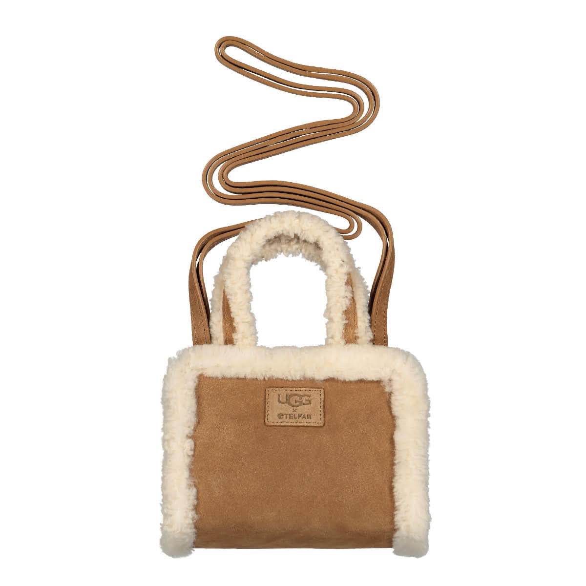 Telfar Small Shopper Brown,Beige Detail view 2 | Gate