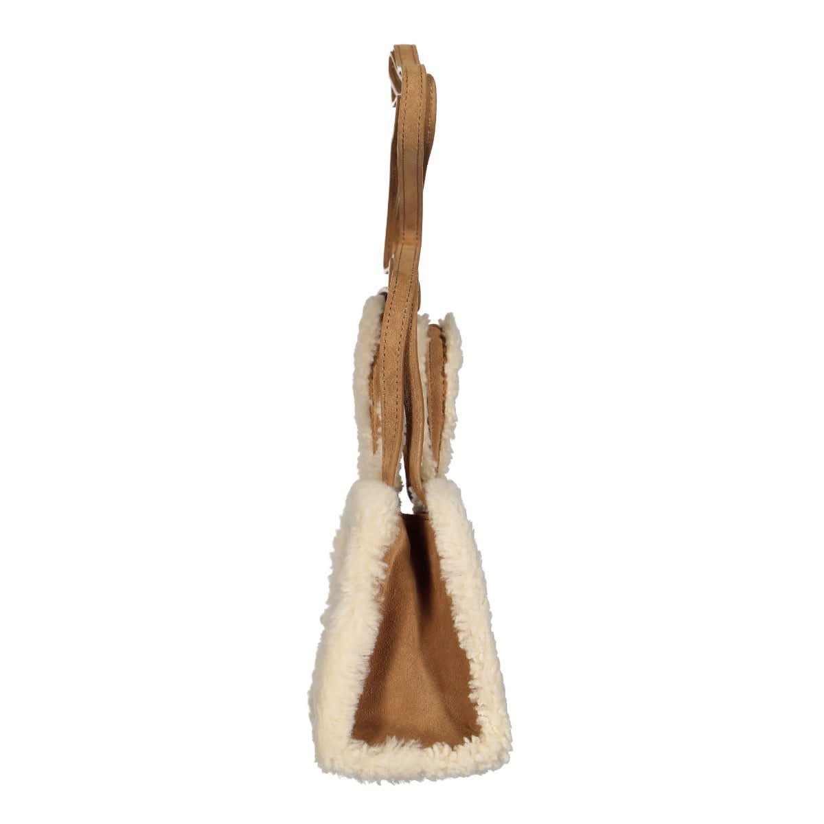 Telfar Small Shopper Brown,Beige Detail view 3 | Gate