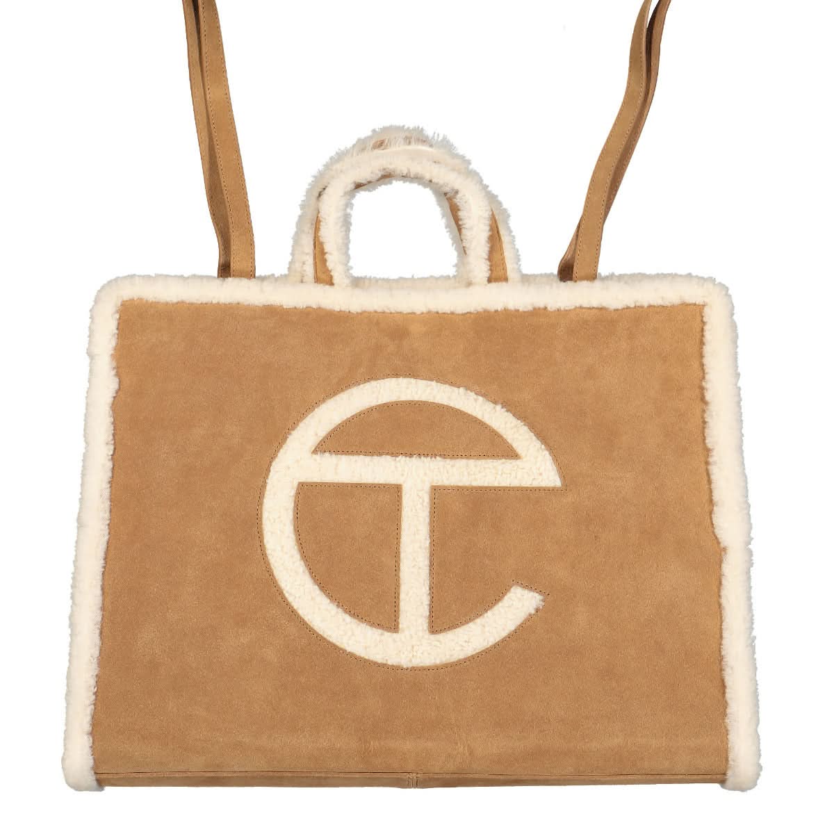 Telfar x UGG Large Shopper Brown,Beige Detail view 1 | Gate