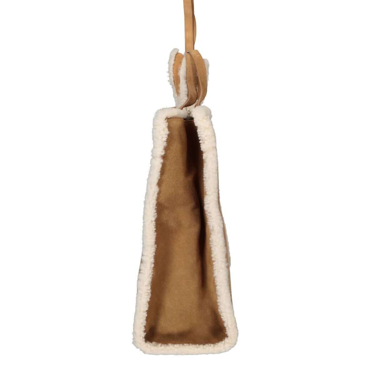 Telfar x UGG Large Shopper Brown,Beige Detail view 3 | Gate