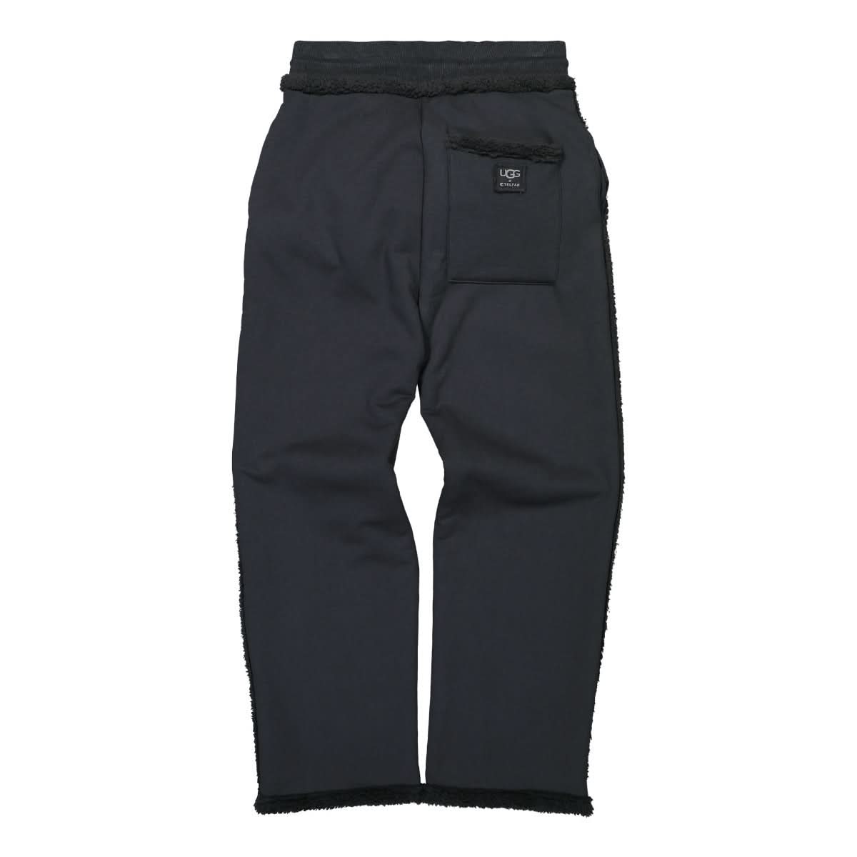 Telfar Sherpa Sweatpant Black Detail view 2 | Gate