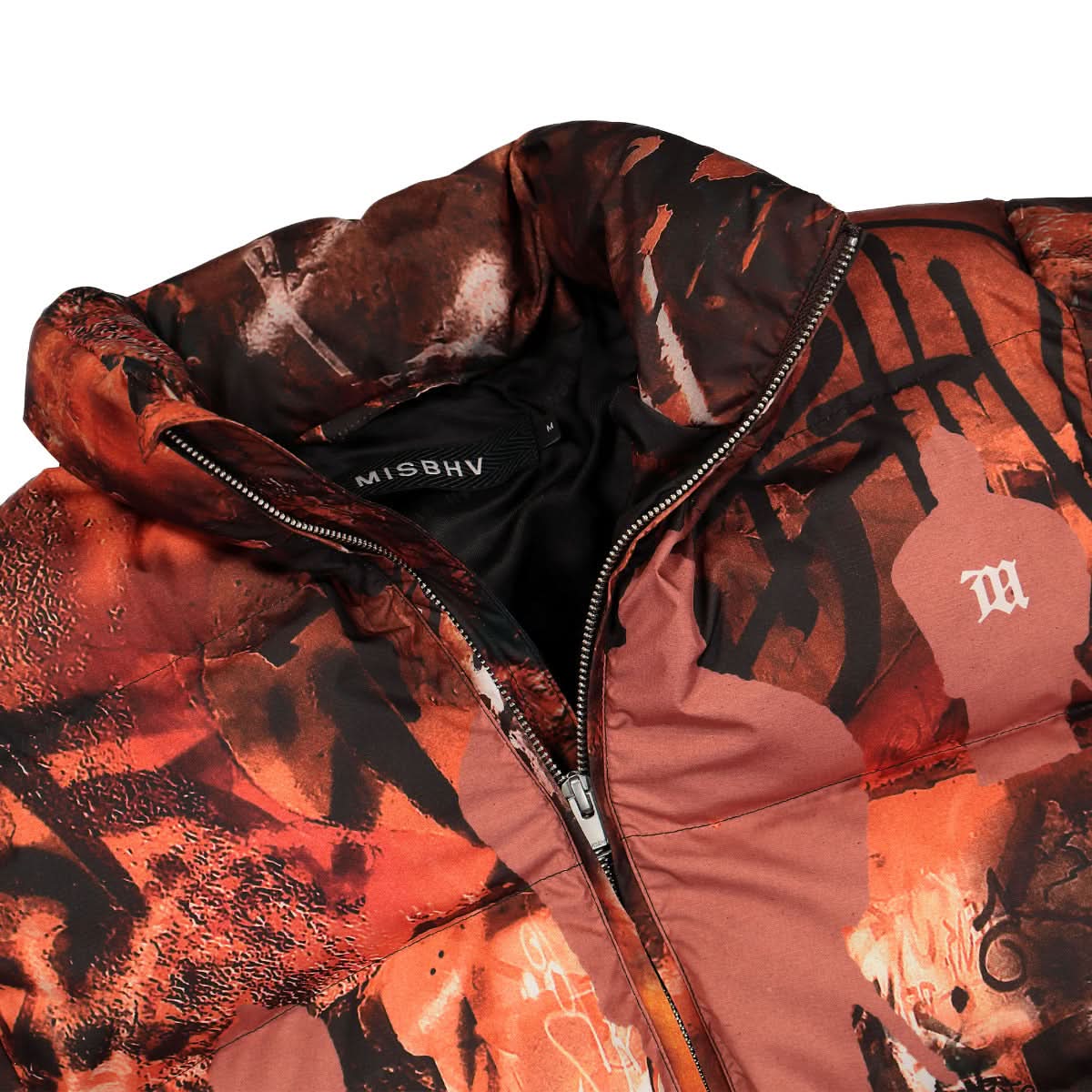 MISBHV Signature Fight Club Nylon Puffer Multicolor Detail view 3 | Gate