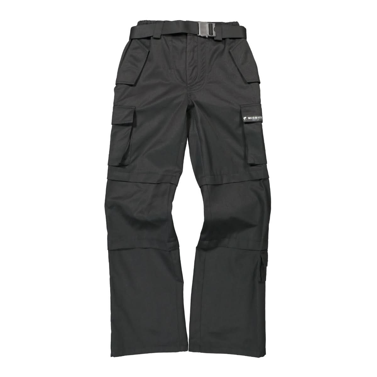 MISBHV 90's Brad Black Twill Trousers Black Detail view 1 | Gate
