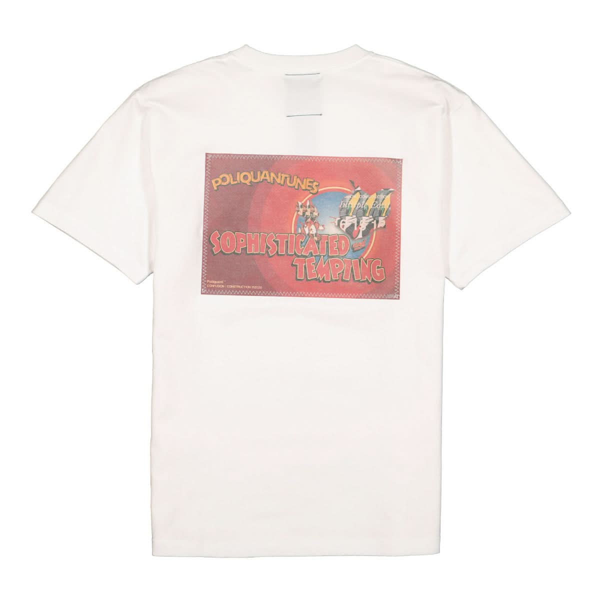 Poliquant The Mixed Tunes S/S Tee White Detail view 2 | Gate
