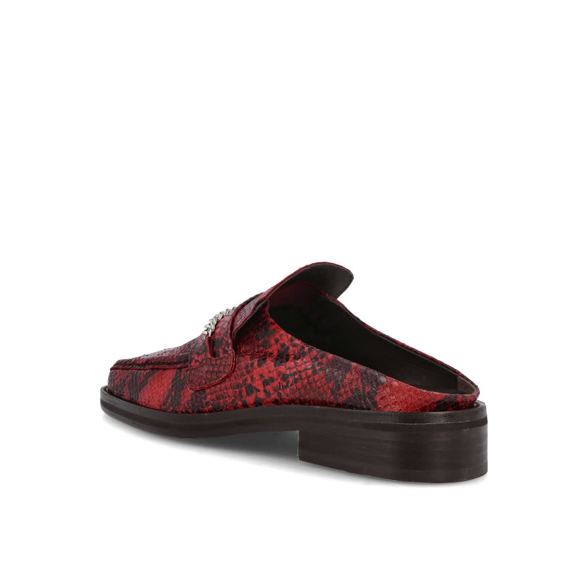 Martine Rose Loafer Mule Red Slides Detail view 3 | Gate