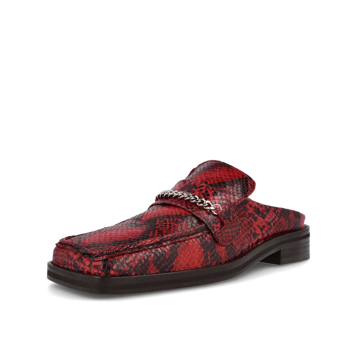 Martine Rose Loafer Mule Red Slides Detail view 4 | Gate