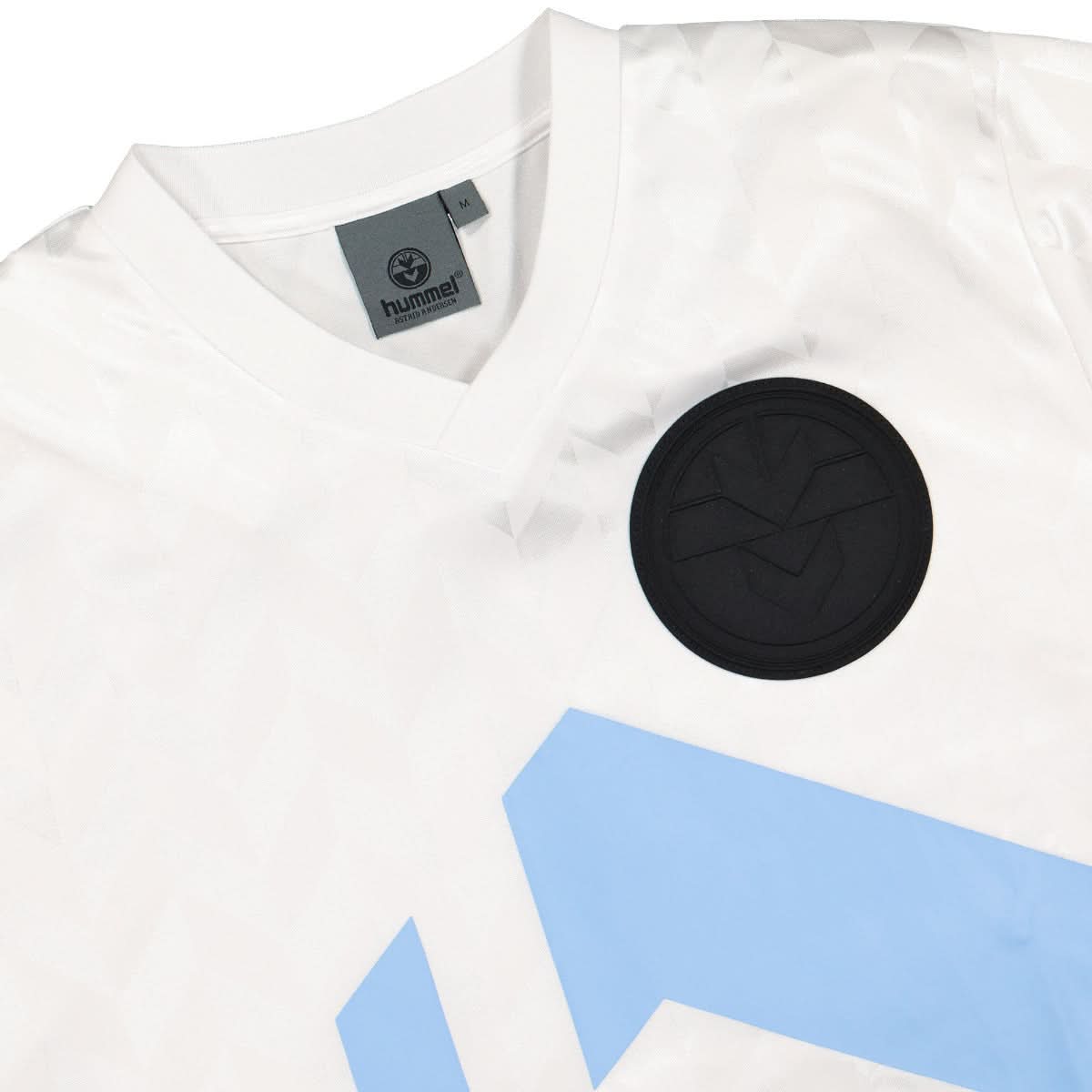 Hummel Niels Newstock T-Shirt White,Blue Detail view 3 | Gate