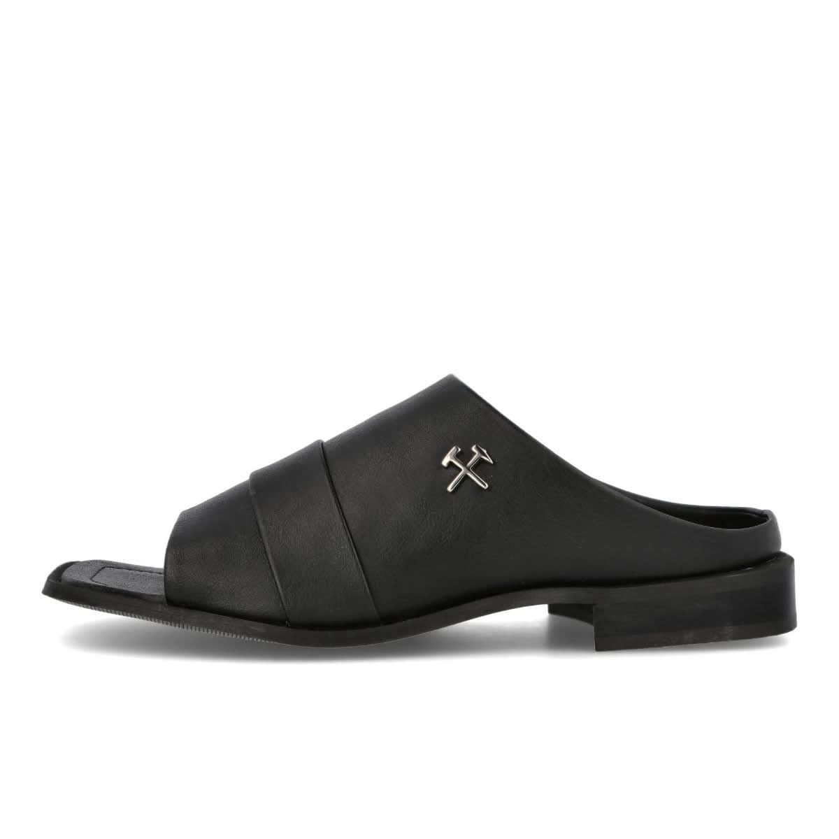 GmbH Hardware Sandal Black Slides Detail view 1 | Gate