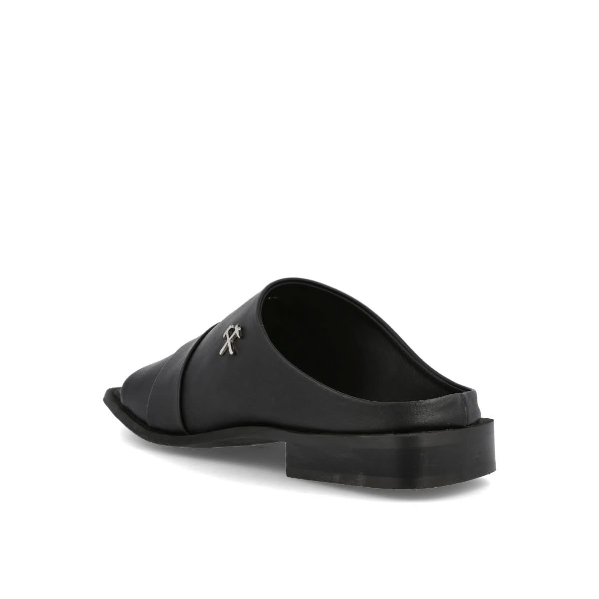 GmbH Hardware Sandal Black Slides Detail view 3 | Gate