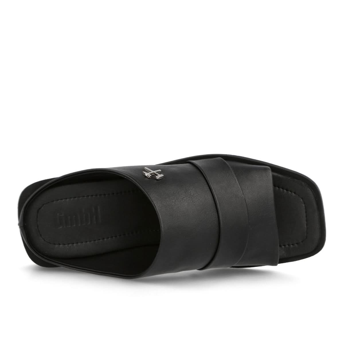 GmbH Hardware Sandal Black Slides Detail view 5 | Gate