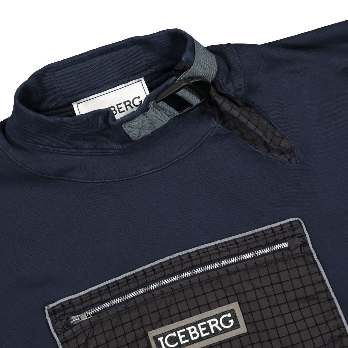 Iceberg Sweater Blue Detail view 3 | Gate