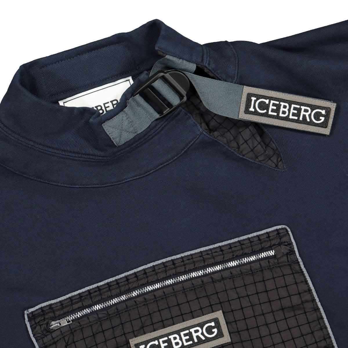 Iceberg Sweater Blue Detail view 4 | Gate