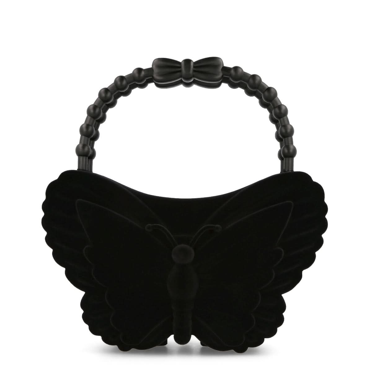 forBitches Butterfly Bag 9 Inch Flock Pink Detail view 1 | Gate