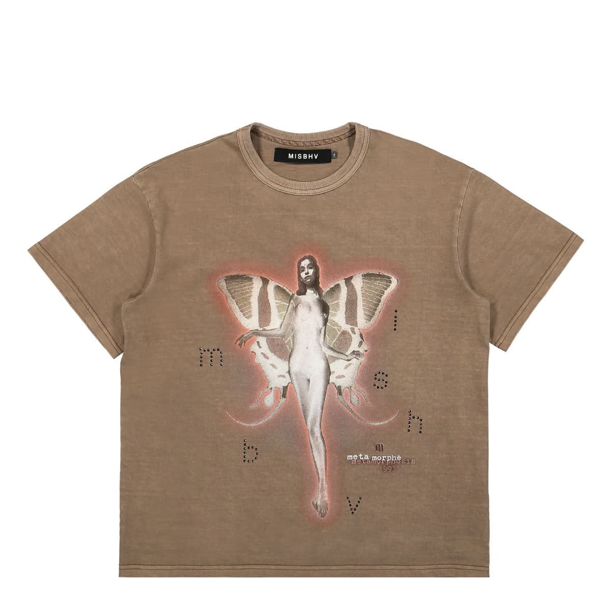 MISBHV Dream Machine T-Shirt Brown Detail view 1 | Gate