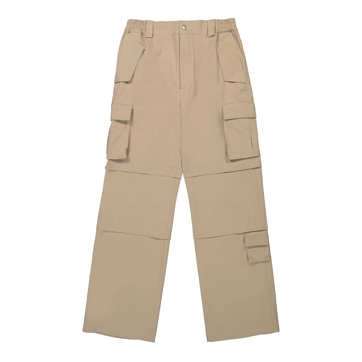 MISBHV Baggy Work Trousers Beige Detail view 1 | Gate