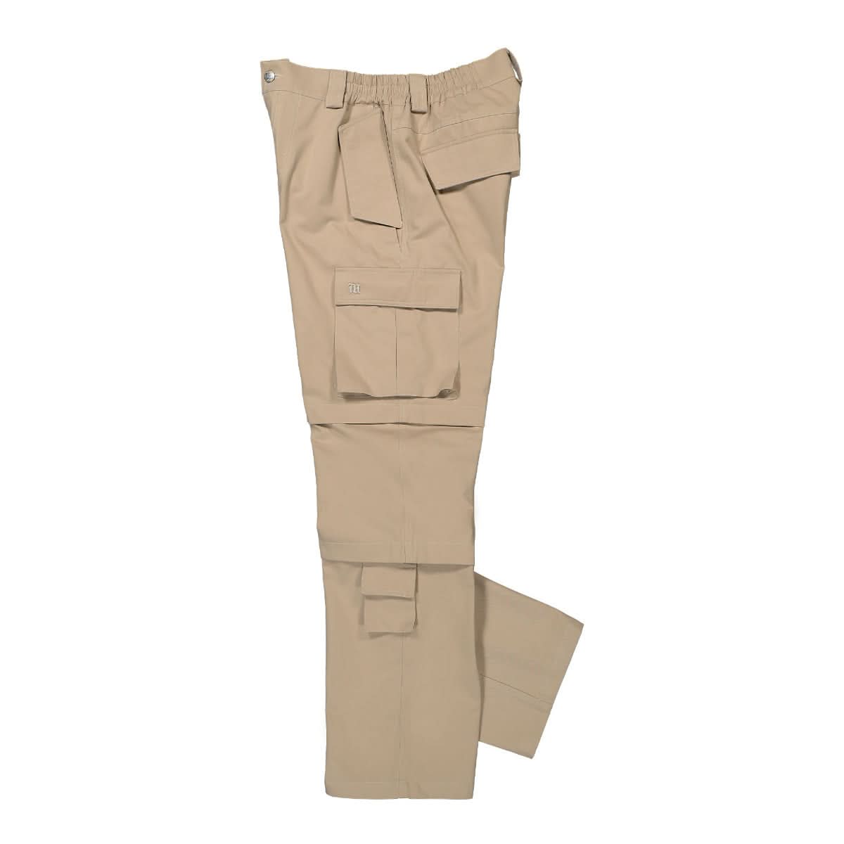 MISBHV Baggy Work Trousers Beige Detail view 3 | Gate