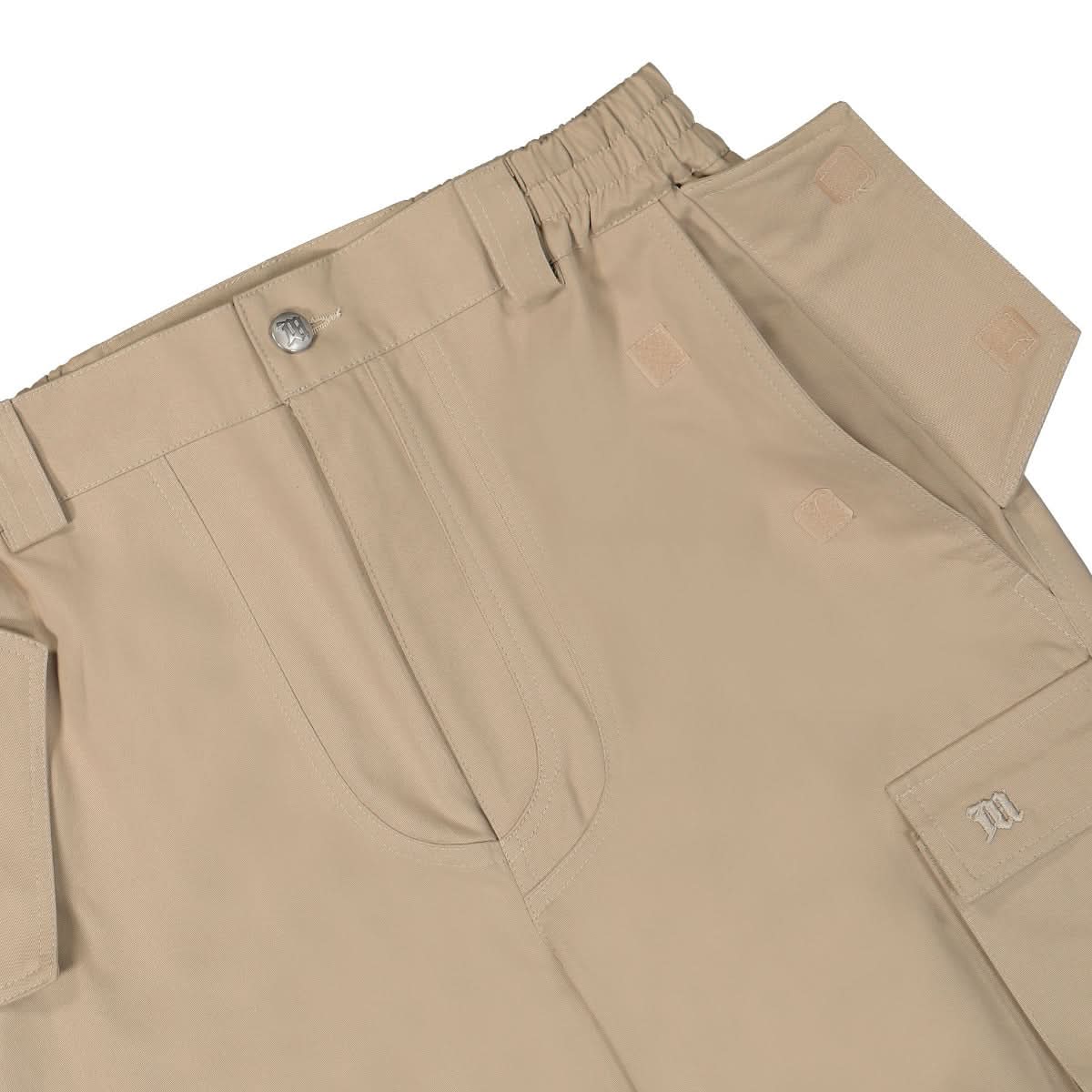 MISBHV Baggy Work Trousers Beige Detail view 5 | Gate