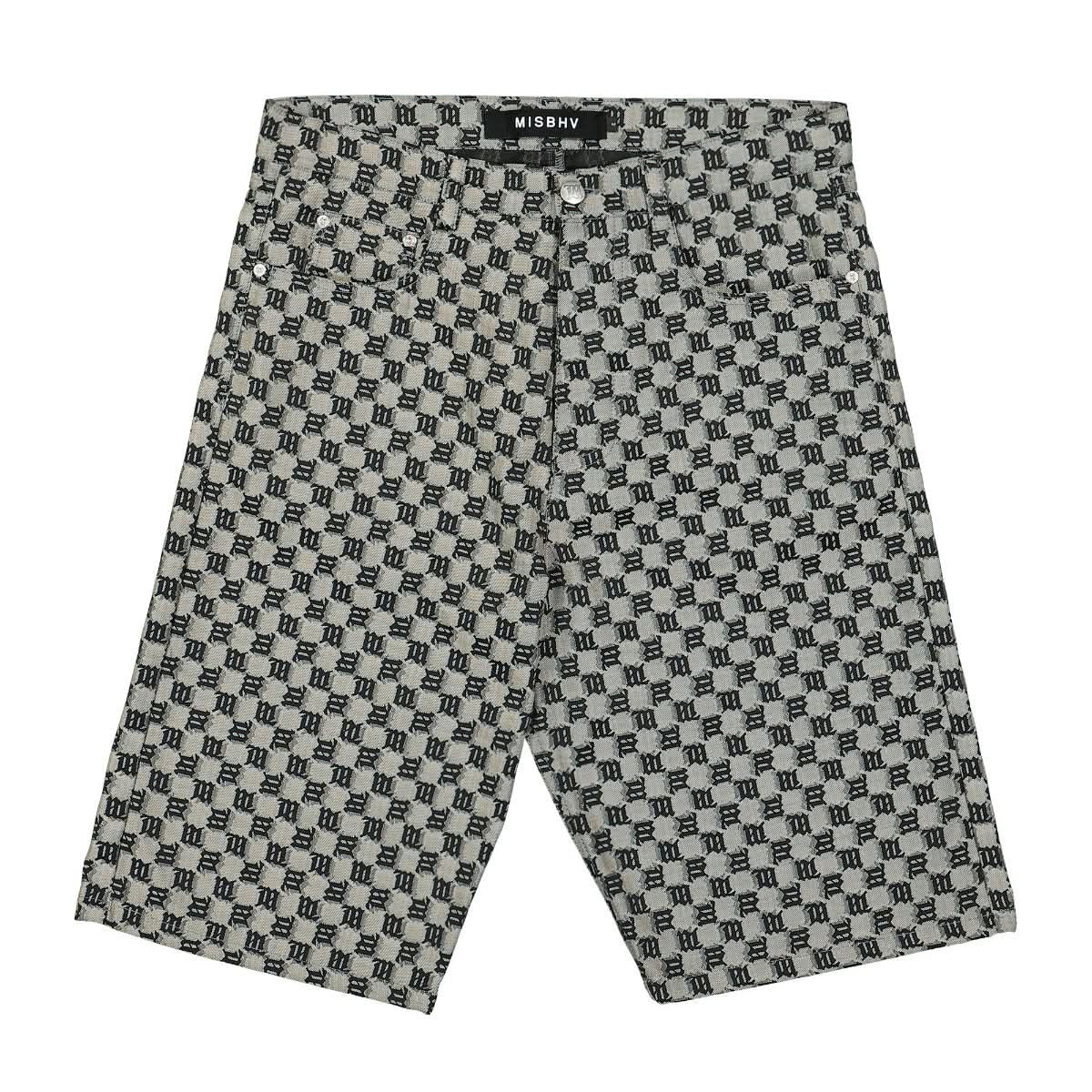 MISBHV Jacquard Canvas Monogram Shorts Multicolor Detail view 1 | Gate