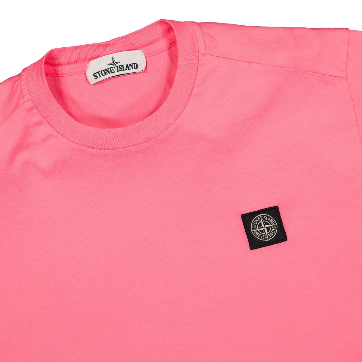 Stone Island T-Shirt Pink Detail view 3 | Gate