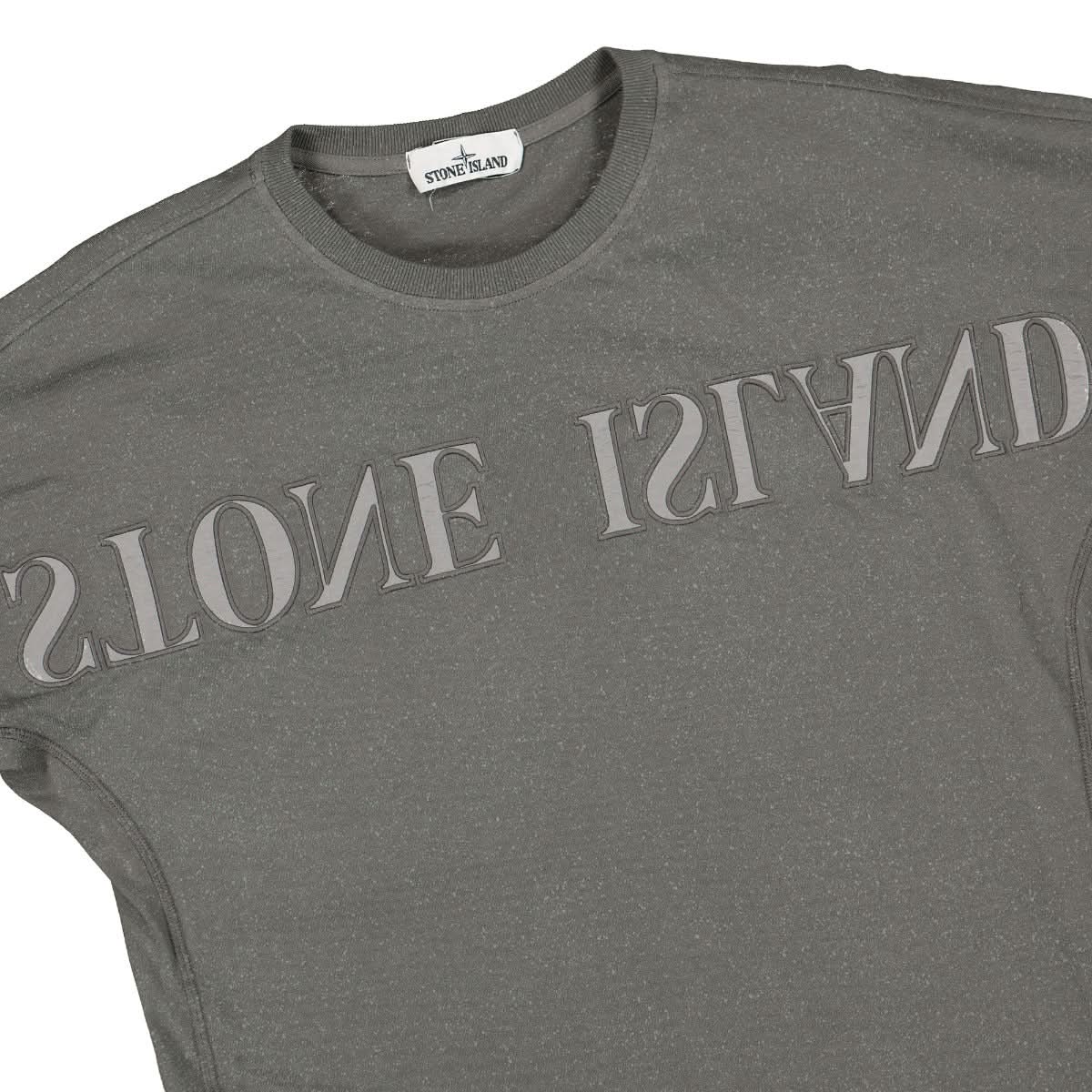 Stone Island T-Shirt Grey Detail view 3 | Gate