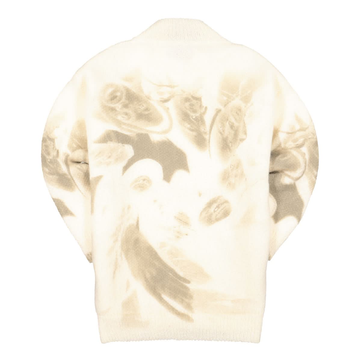 424 Oversized Mohair Crewneck White Detail view 2 | Gate