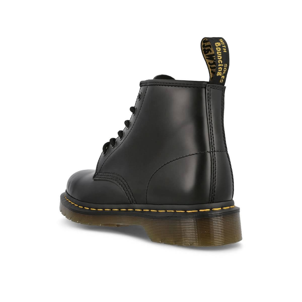 Dr. Martens 101 Y's Black Smooth Black Boots Detail view 3 | Gate