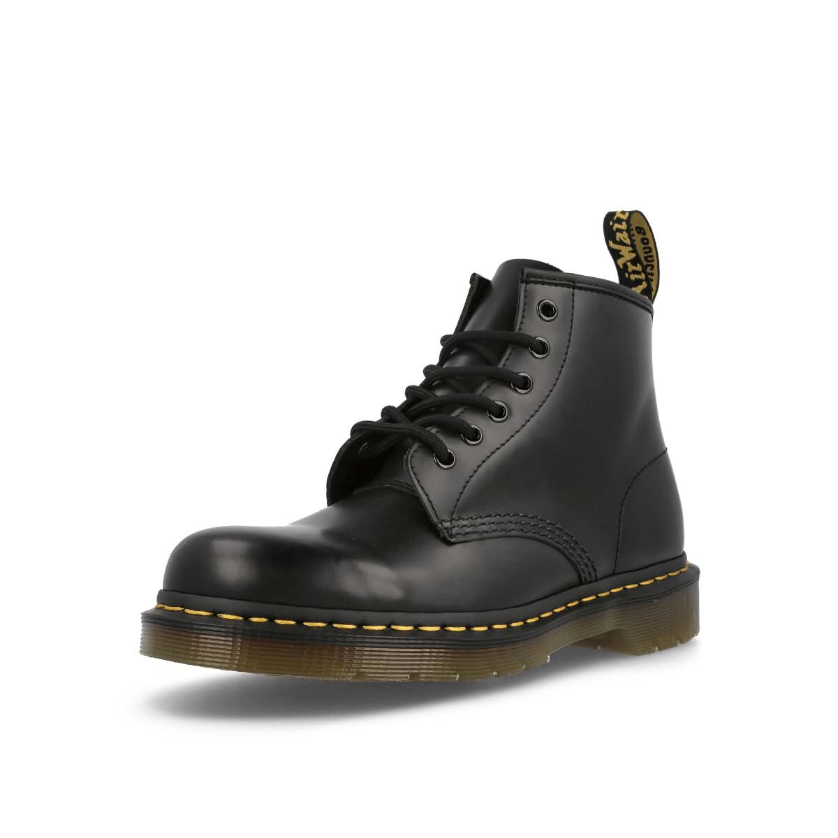 Dr. Martens 101 Y's Black Smooth Black Boots Detail view 4 | Gate