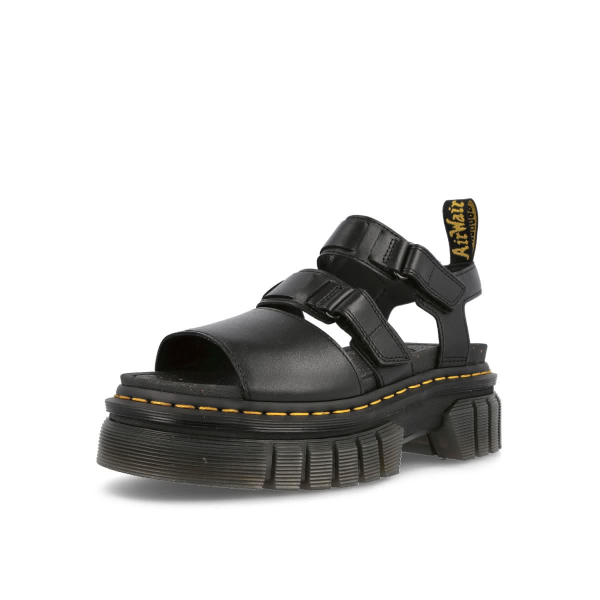 Dr. Martens Ricki 3-Strap Sandal Black Sandals Detail view 4 | Gate