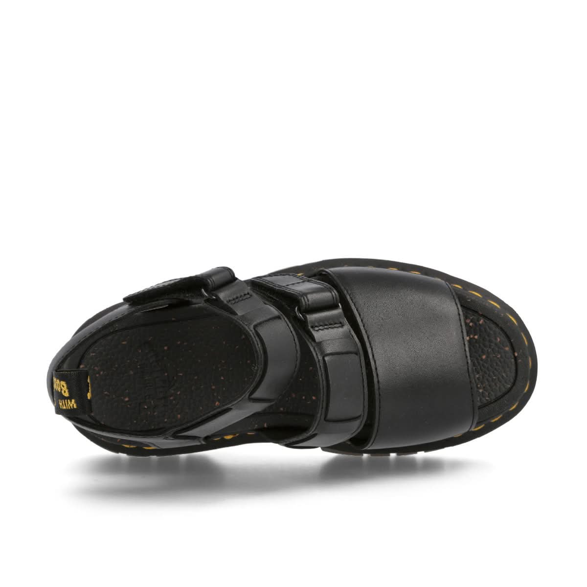 Dr. Martens Ricki 3-Strap Sandal Black Sandals Detail view 5 | Gate