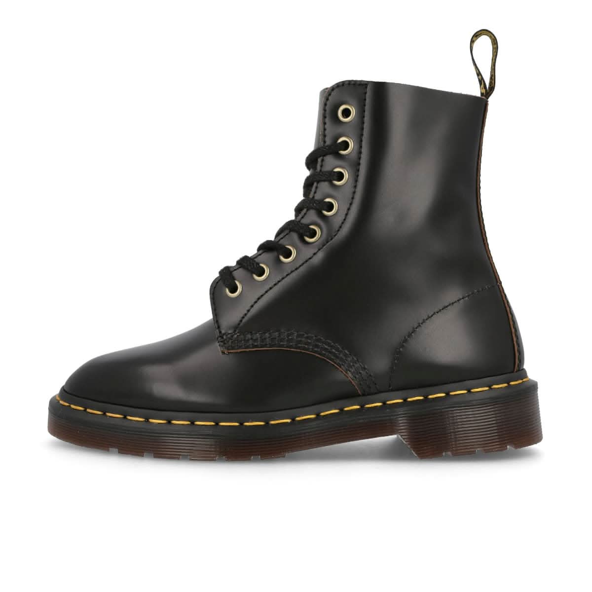 Dr. Martens 1460 Pascal Black Vintage Smooth Black Boots Detail view 1 | Gate