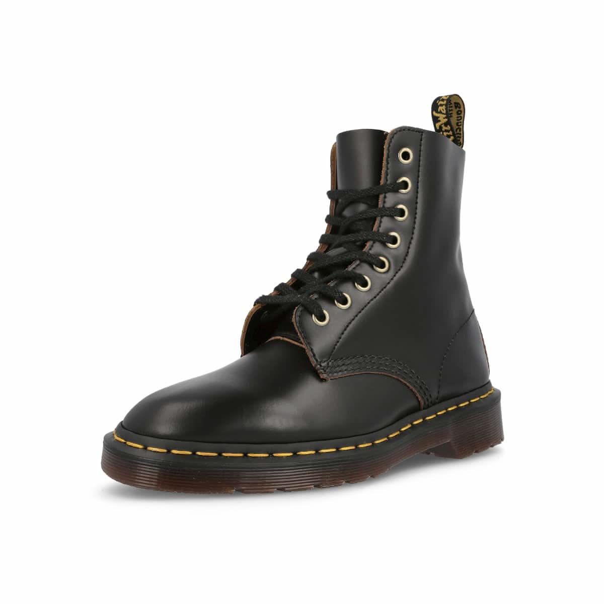 Dr. Martens 1460 Pascal Black Vintage Smooth Black Boots Detail view 4 | Gate