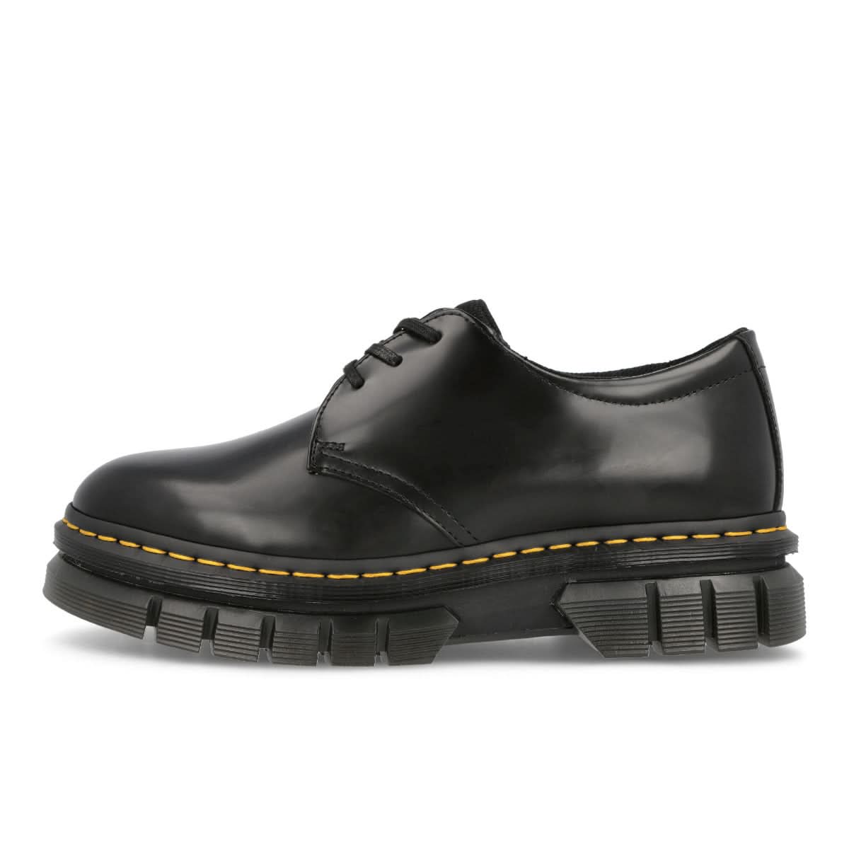Dr. Martens Rikard 3-Eye Black Lace Ups Detail view 1 | Gate