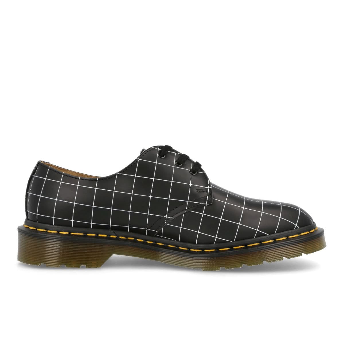 Dr. Martens 1461 Check Smooth Black Lace Ups Detail view 2 | Gate