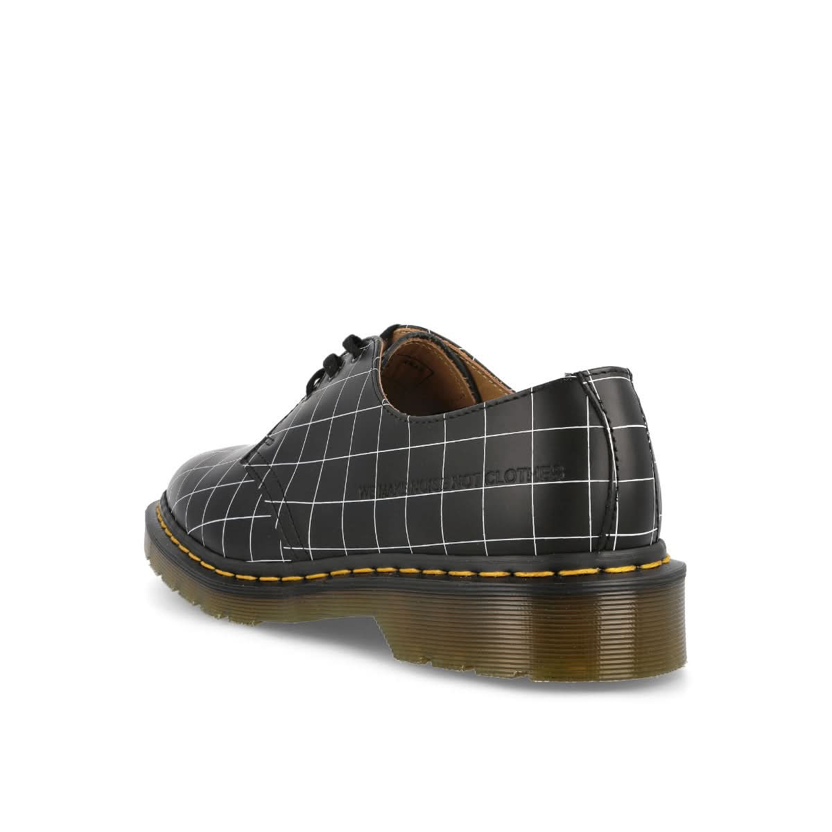 Dr. Martens 1461 Check Smooth Black Lace Ups Detail view 3 | Gate