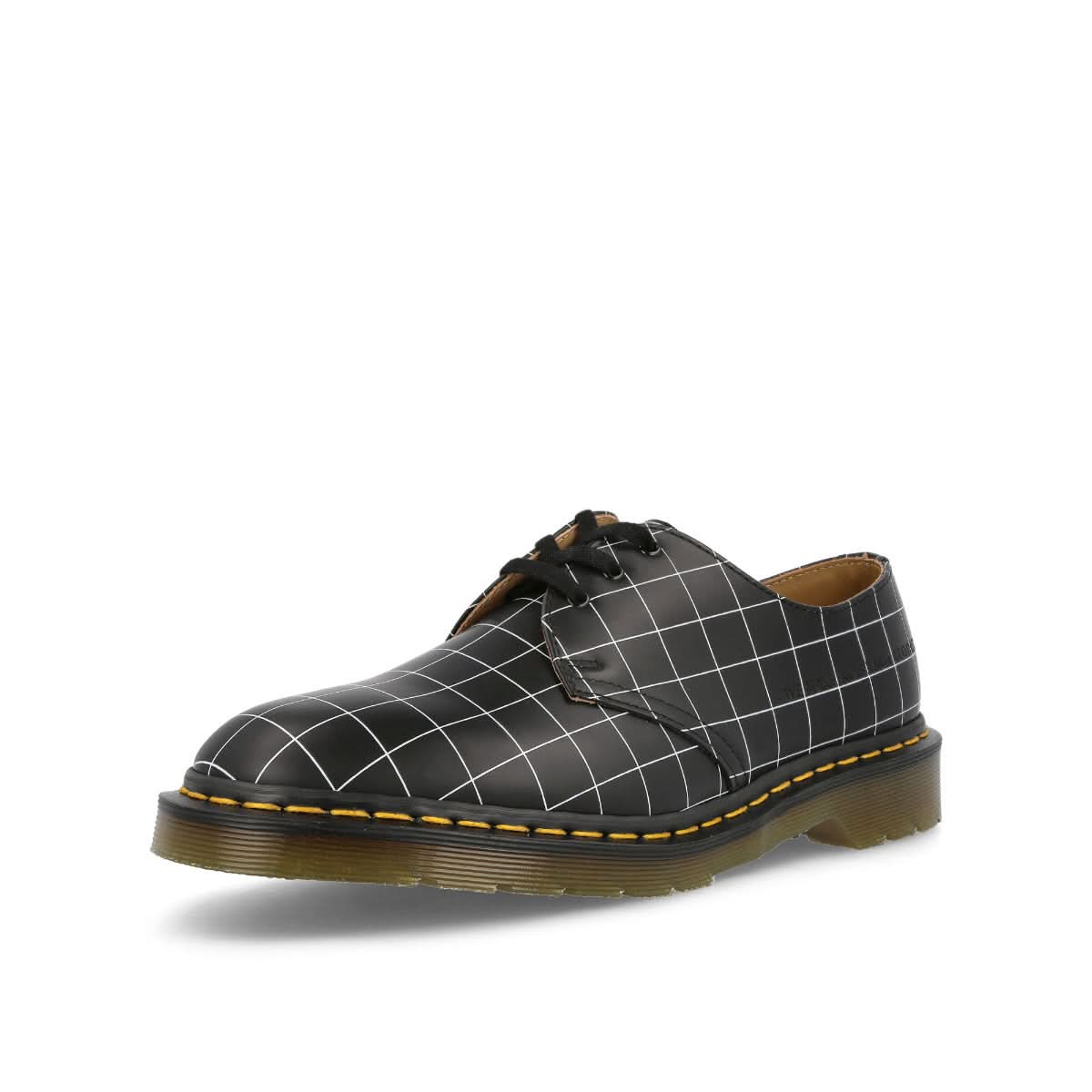 Dr. Martens 1461 Check Smooth Black Lace Ups Detail view 4 | Gate