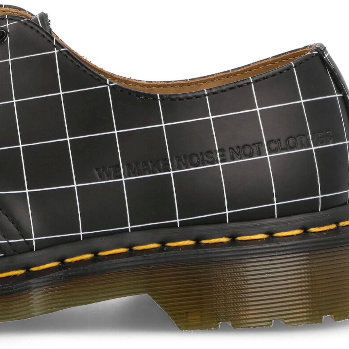 Dr. Martens 1461 Check Smooth Black Lace Ups Detail view 5 | Gate
