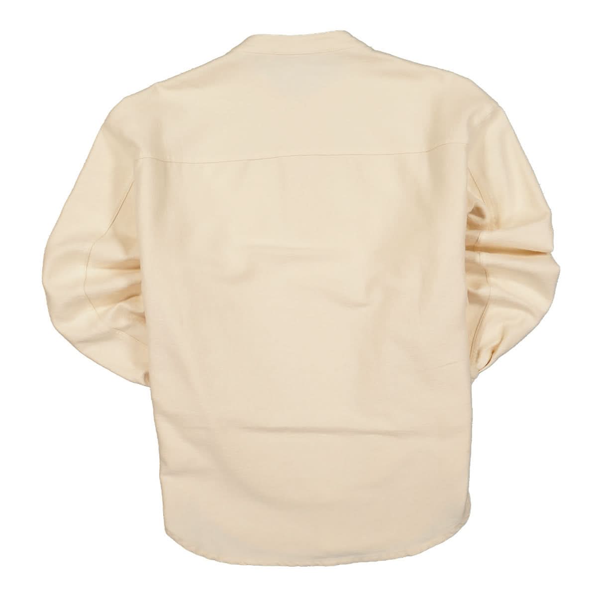 Eckhaus Latta Snap Button Down Shirt Beige Detail view 2 | Gate