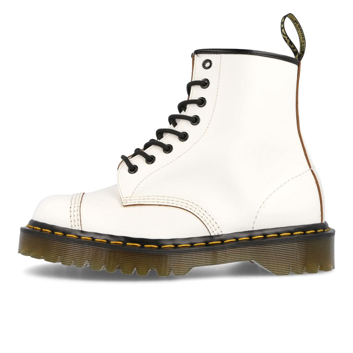 Dr. Martens 1460 Toe Cap Bex White Boots Detail view 1 | Gate