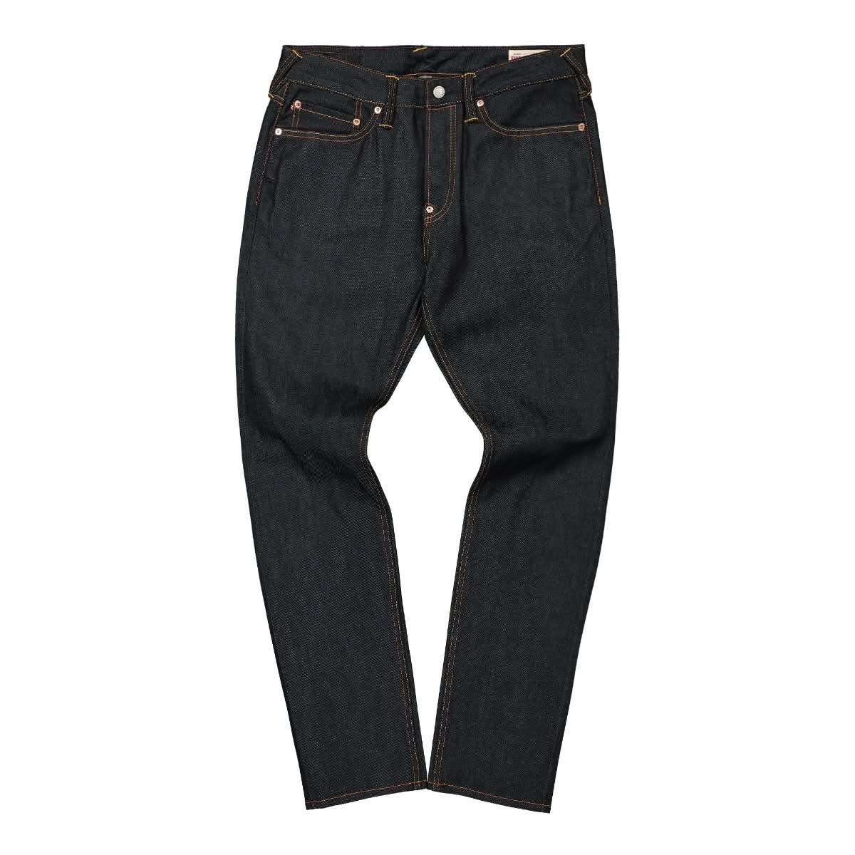 Evisu Gradated Dragon Print Daicock Jeans Black Detail view 1 | Gate