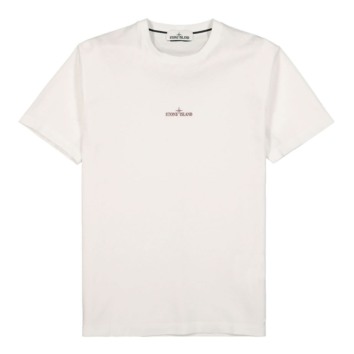 Stone Island T-Shirt White Detail view 1 | Gate