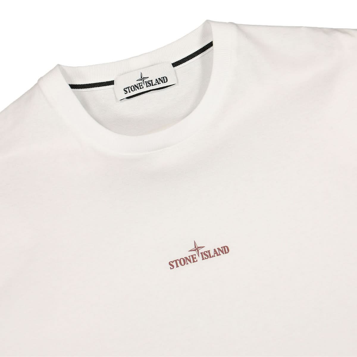 Stone Island T-Shirt White Detail view 3 | Gate