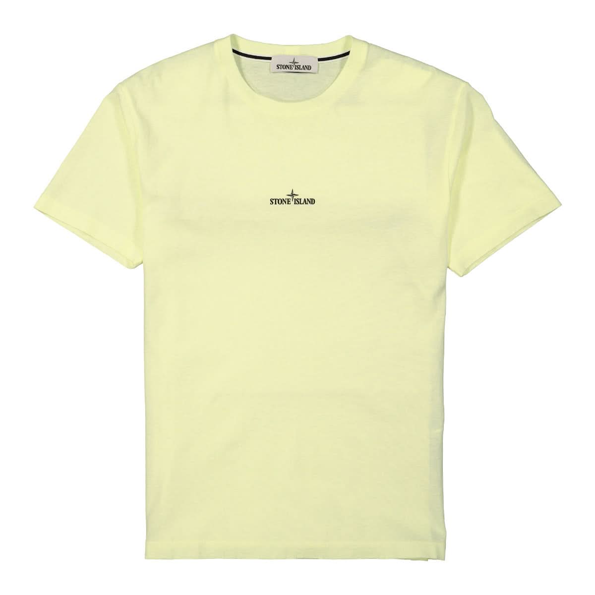 Stone Island T-Shirt Yellow Detail view 1 | Gate