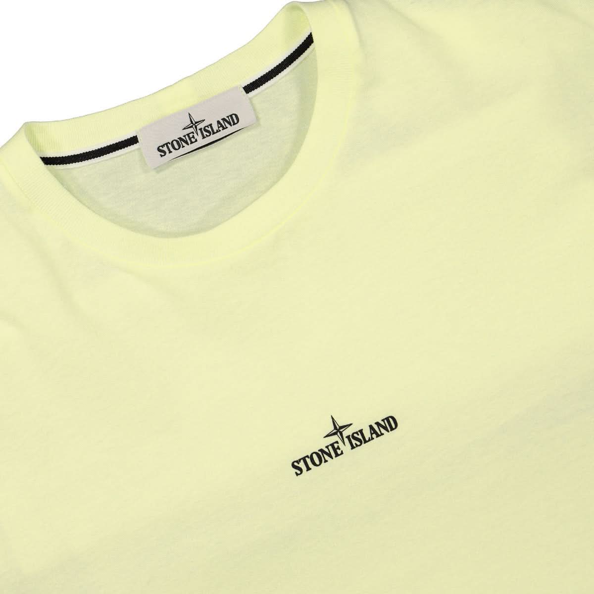 Stone Island T-Shirt Yellow Detail view 3 | Gate