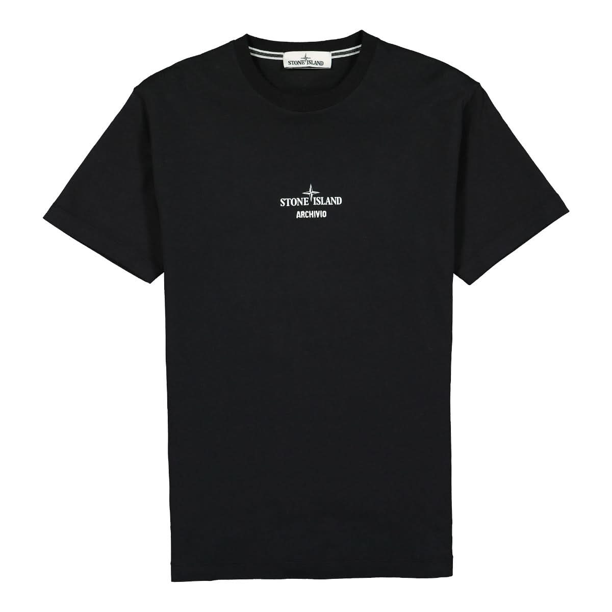 Stone Island T-Shirt Black Detail view 1 | Gate