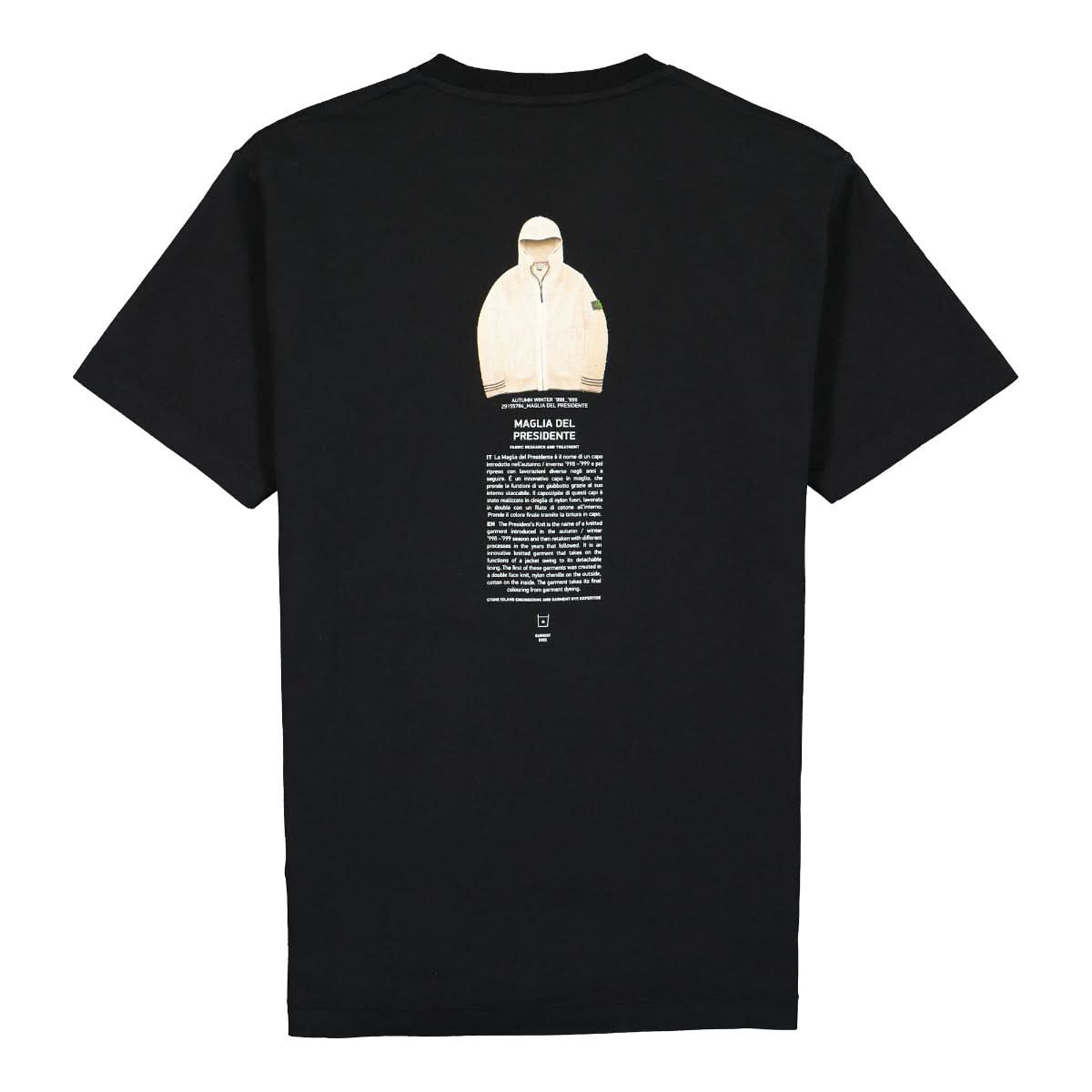 Stone Island T-Shirt Black Detail view 2 | Gate