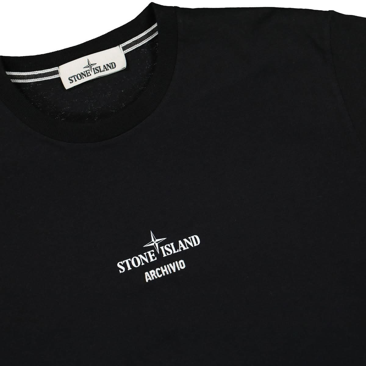 Stone Island T-Shirt Black Detail view 3 | Gate