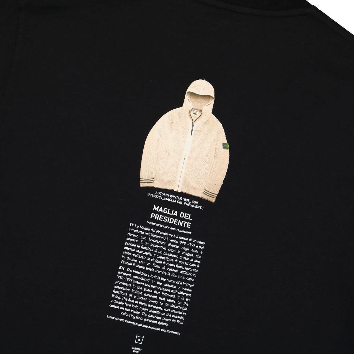 Stone Island T-Shirt Black Detail view 4 | Gate