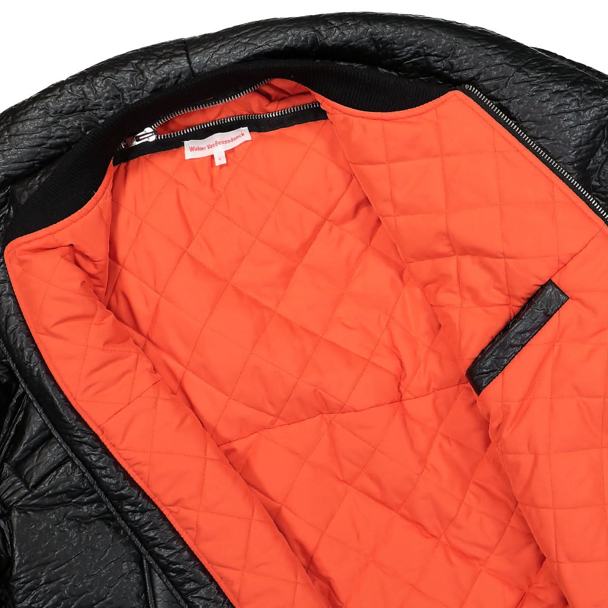 Walter Van Beirendonck Cercle Bomber Black Detail view 5 | Gate