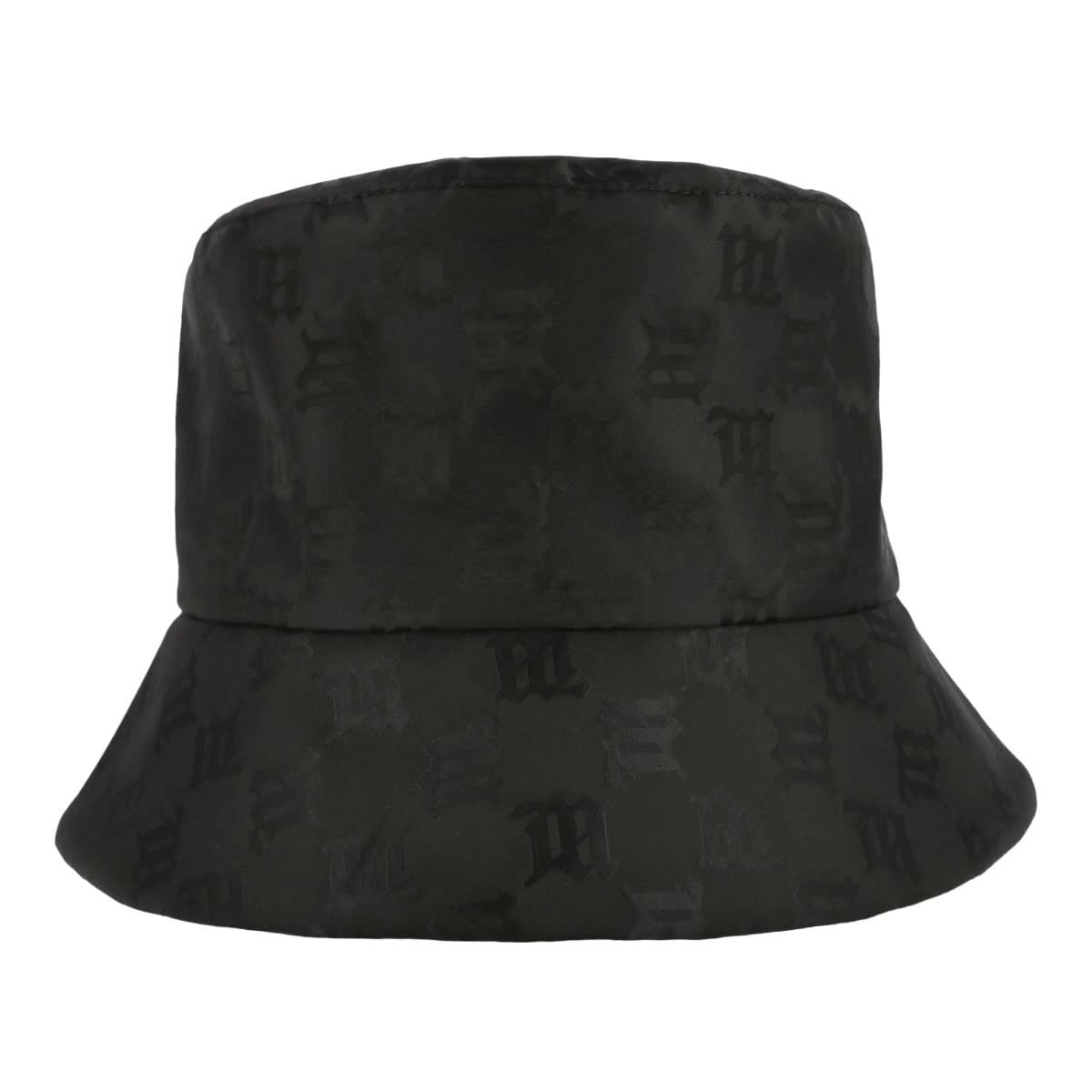 MISBHV Nylon Monogram Bucket Hat Black Detail view 4 | Gate