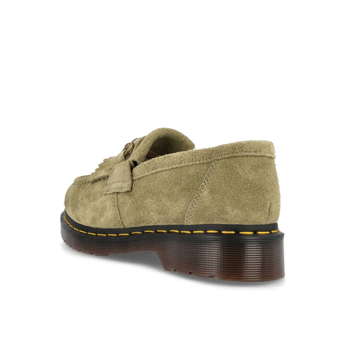 Dr. Martens Adrian Snaffle Olive Loafers Detail view 3 | Gate